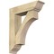 Ekena Millwork Westlake Traditional Rough Sawn Bracket w/ Offset Brace, Douglas Fir, 8"W x 30"D x 36"H BKT0806X30X36WTL01RDF - alternate 1